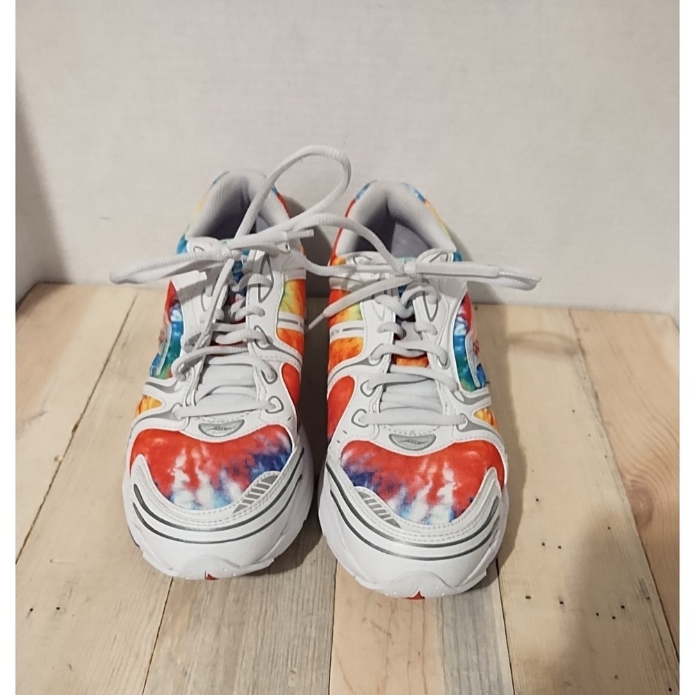 Saucony ProGrid Triumph 4 Rainbow Men's 9 Women's 10.5 streetwear tie dye retro - Picture 2 of 16
